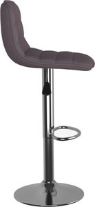 vidaXL Hokery, 2 szt., kolor taupe, tapicerowane tkaniną 5