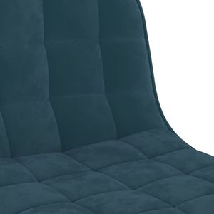 vidaXL Hokery, 2 szt., niebieskie, obite aksamitem 8