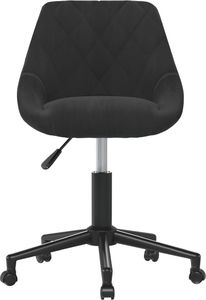 Krzesło biurowe vidaXL Czarne 2