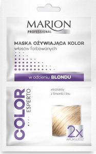 Marion Marion Color Esperto Maska odżywiająca do włosów w odcieniu blond 2x20ml 1