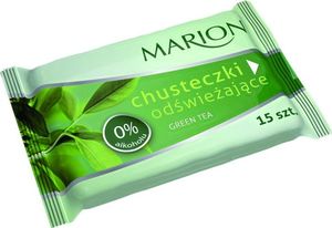 Marion Marion Chusteczki odświeżające Green Tea o zapachu zielonej herbaty 1op-15szt 1