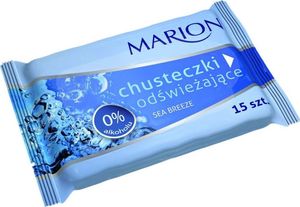 Marion Marion Chusteczki odświeżające Sea Breeze o zapachu morskim 1op-15szt 1