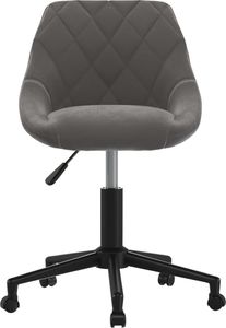 Krzesło biurowe vidaXL Ciemnoszare 2