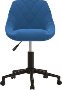 Krzesło biurowe vidaXL Niebieskie 2