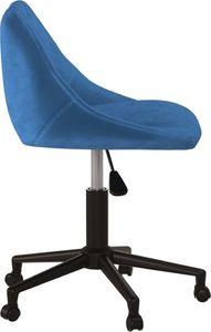 Krzesło biurowe vidaXL Niebieskie 3