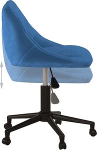 Krzesło biurowe vidaXL Niebieskie 6