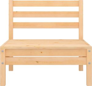 vidaXL Ogrodowa sofa środkowa, lite drewno sosnowe 2