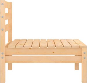 vidaXL Ogrodowa sofa środkowa, lite drewno sosnowe 3