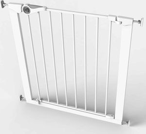 Noma Noma Bramka zabezpieczająca Easy Pressure Fit, 75-82 cm, metal, biała 2