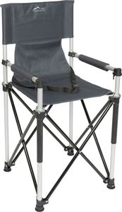 Bo-Camp Składane, wysokie krzesełko, aluminium, szare 1