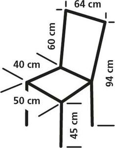Eurotrail Krzesło turystyczne Bolzano, błękitne 4