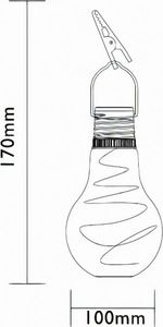 Luxform Ogrodowe lampy solarne LED, 4 szt., przezroczyste, 95420 4