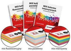 Emerson Papier ksero A4 80g mix kolorów 100 arkuszy 2