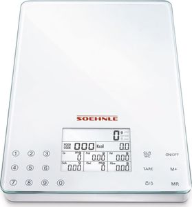 Waga kuchenna Soehnle Soehnle Waga kuchenna Food Control Easy, 5 kg, biała, 66130 5