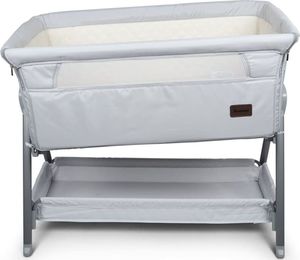 Baninni Łóżeczko dostawne Elia, 92x55x82 cm, jasnoszare 4