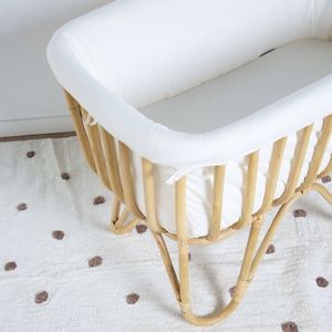 Childhome Rattanowe łóżeczko z materacem, 90x50 cm, prostokątne 6