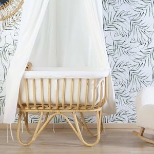 Childhome Rattanowe łóżeczko z materacem, 90x50 cm, prostokątne 7