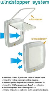 Ferplast Ferplast Drzwiczki dla kota, 4-funkcyjne, Swing 9 SET, białe, 72105011 4