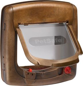 PET SAFE PetSafe Drzwiczki magnetyczne dla kota z 4 opcjami Deluxe 420, brązowe 1
