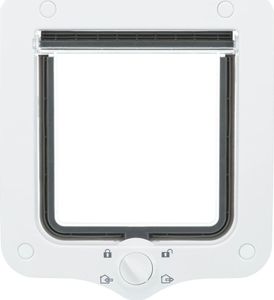 Trixie Drzwiczki dla kota 4-Way, 20 × 22 cm, białe (TX-44211) 2