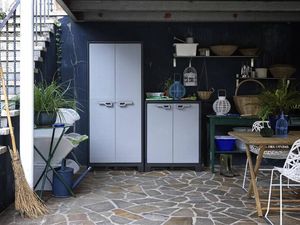 Szafa ogrodowa Keter Keter Szafa z półkami Titan, czarno-szara, 182 cm 3