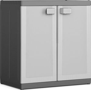 Szafa ogrodowa Keter Keter Niska szafa z półkami Logico, XL, czarno-szara, 93 cm 1