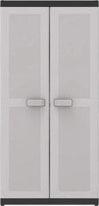 Szafa ogrodowa Keter Szafa z półkami Logico, XL, czarno-szara, 182 cm 4