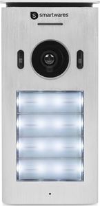 Smartwares Smartwares Wideodomofon do 4 mieszkań, 20,5x8,6x2,1 cm, biały 3