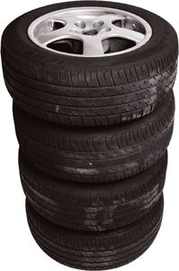 Carpoint Stojak na opony z pokrywą, aluminiowy, czarny 6