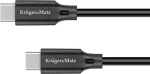 Kabel USB Kruger&Matz USB-C - USB-C 2.5 m Czarny (KM1261) 1
