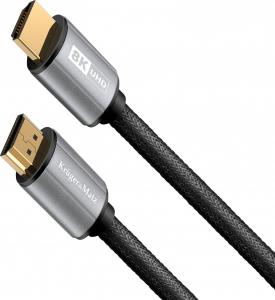 Kabel Kruger&Matz HDMI - HDMI 0.9m czarny (KM1264) 1