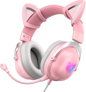 Słuchawki Onikuma X11 Różowe (ON-X11_CAT/PK) 1