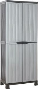 Szafa ogrodowa vidaXL Szafka plastikowa, 68x39x171,5 cm 2