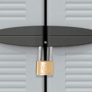 Szafa ogrodowa vidaXL Szafka plastikowa, 68x39x171,5 cm 3