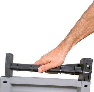 Szafa ogrodowa vidaXL Szafka plastikowa, 68x39x171,5 cm 5