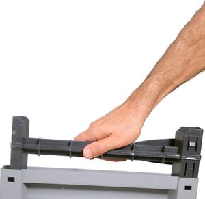 Szafa ogrodowa vidaXL Szafka plastikowa, 65x45x97 cm 5