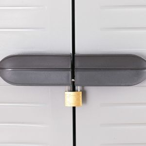 Szafa ogrodowa vidaXL Szafka plastikowa, 65x45x181 cm 3