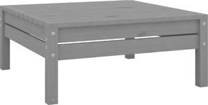 vidaXL 5-cz. zestaw mebli wypoczynkowych do ogrodu, szary, sosnowy 5