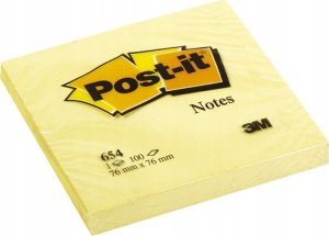 Post-it BLOCZEK SAMOPRZYLEPNY POST-IT, ŻÓŁTY, 100 KARTEK, 76X76 MM XX-0048-05550 1