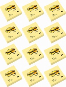 Post-it BLOCZEK SAMOPRZYLEPNY POST-IT, ŻÓŁTY, 100 KARTEK, 76X76 MM XX-0048-05550 2