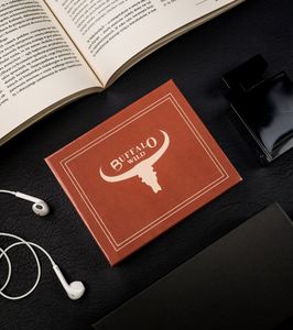 Buffalo Przeszywany, poziomy portfel męski z naturalnej skóry z zapinką Buffalo Wild NoSize 6