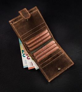 Buffalo Przeszywany, poziomy portfel męski z naturalnej skóry z zapinką Buffalo Wild NoSize 8