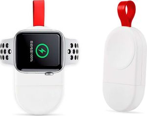 Alogy Bezprzewodowa ładowarka indukcyjna Qi Alogy na USB do Apple Watch Biała 1