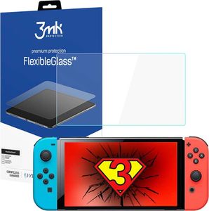 3MK Szkło hybrydowe Flexible Glass 7H do Nintendo Switch Oled 1