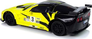 LeanToys Auto Sportowe R/C 1:24 Corvette Żółte C6.R 2.4 G Światła 4
