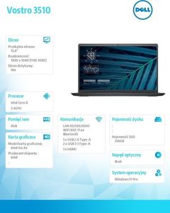 Laptop Dell Vostro 3510 (N8004VN3510EMEA01_2201) 6