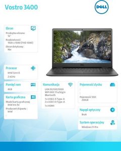Laptop Dell Vostro 3400 (N4011VN3400EMEA01_2105) 8