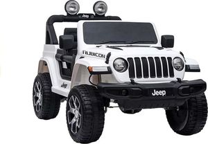 Lean Cars LEAN CARS Auto na Akumulator Jeep Rubicon 4x4 Biały 1