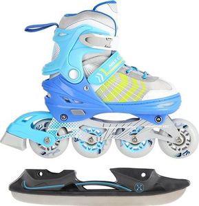 Rolki Nils Extreme NH18192 z wymienną płozą regulowane niebieskie r. 39-43 3