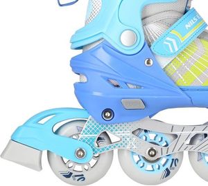 Rolki Nils Extreme NH18192 z wymienną płozą regulowane niebieskie r. 39-43 7